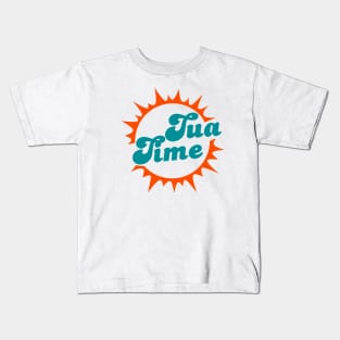 Tua Time, Dolphins Football Kids T-Shirt